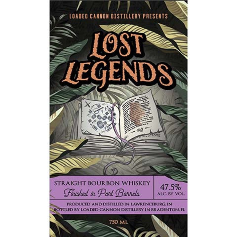 Loaded Cannon Lost Legends Straight Bourbon Whiskey 750ML BTL