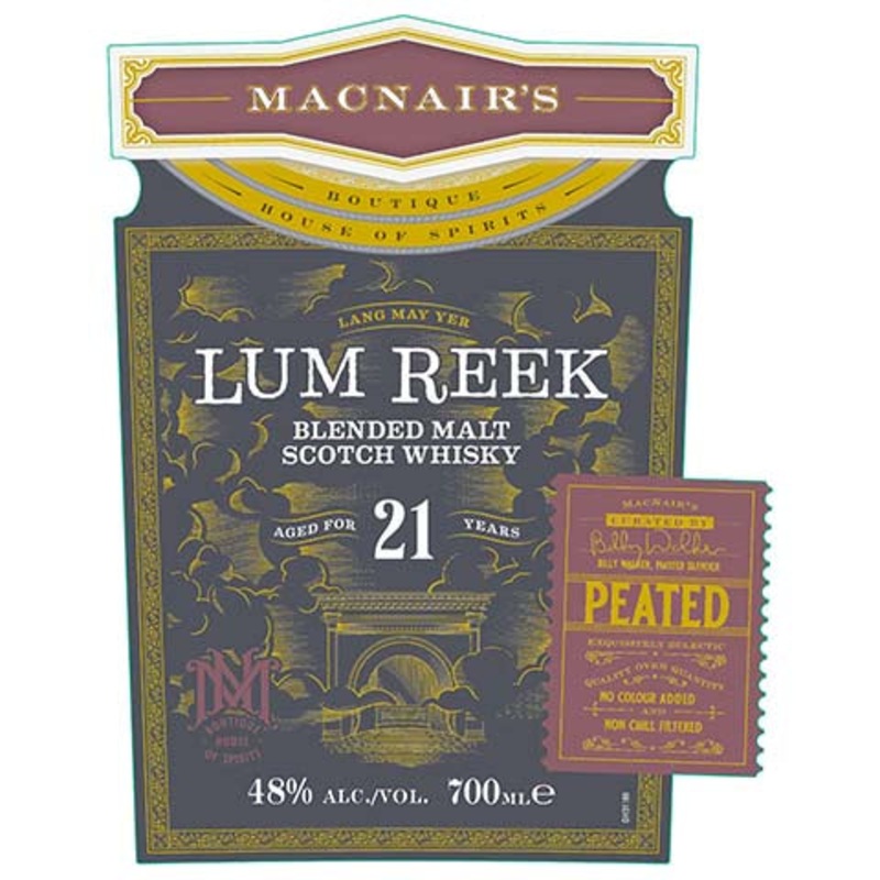 Macnair’s Lum Reek 21 Yr 700ML BTL
