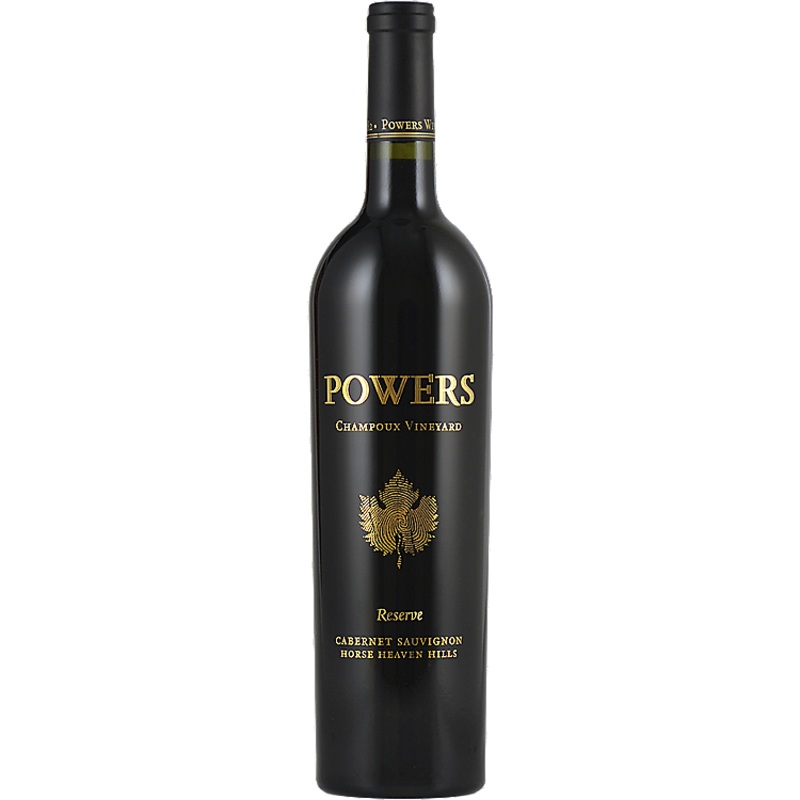POWERS CABERNET SAUVIGNON RESERVE CHAMPOUX VINEYARD HORSE HEAVEN HILLS 2018 750ML 750ML