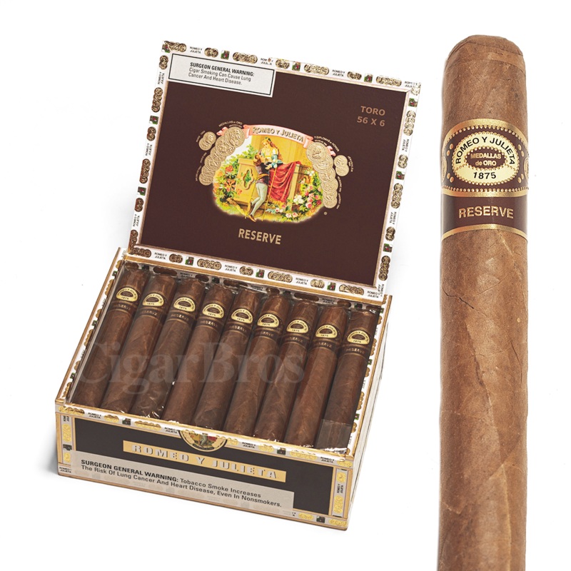 Romeo Y Julieta Reserve Toro Romeo Y Julieta Reserve Toro – Box of 27