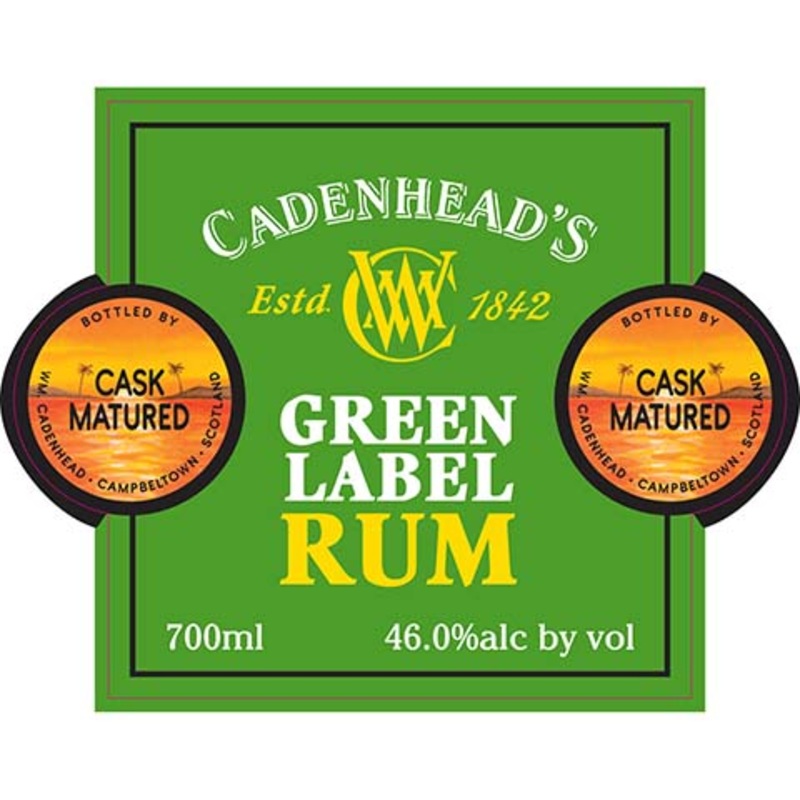 Cadenhead’s Green Label Rum 700ML BTL