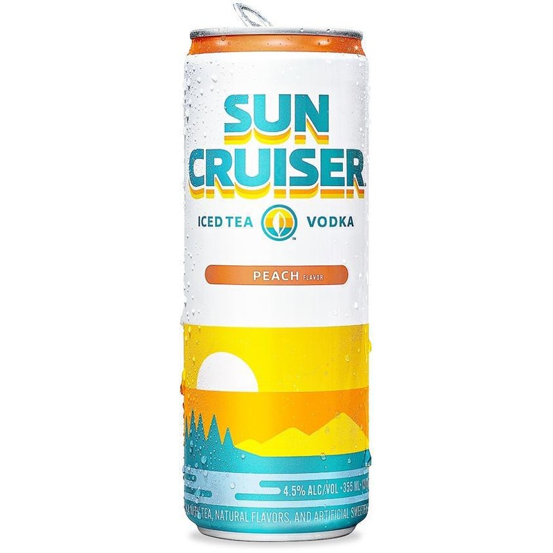 Cocktail Sun Cruiser 4pk Iced Ted & Vodka Peach GLUTEN FREE