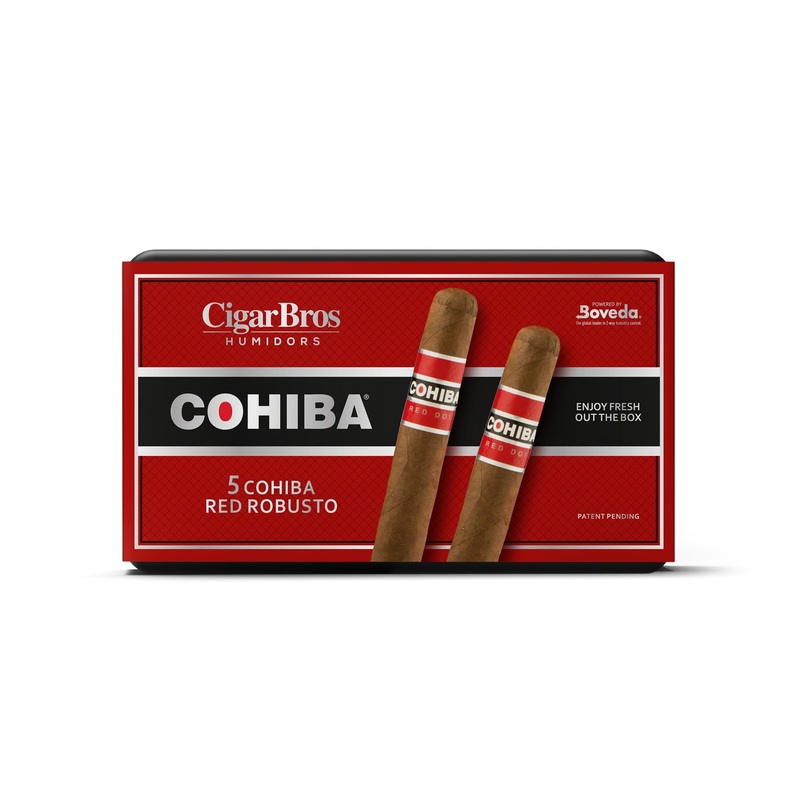Cohiba Red By CigarBros 5ct Cohiba Red Robusto + 5% Discount + FREE Humidor