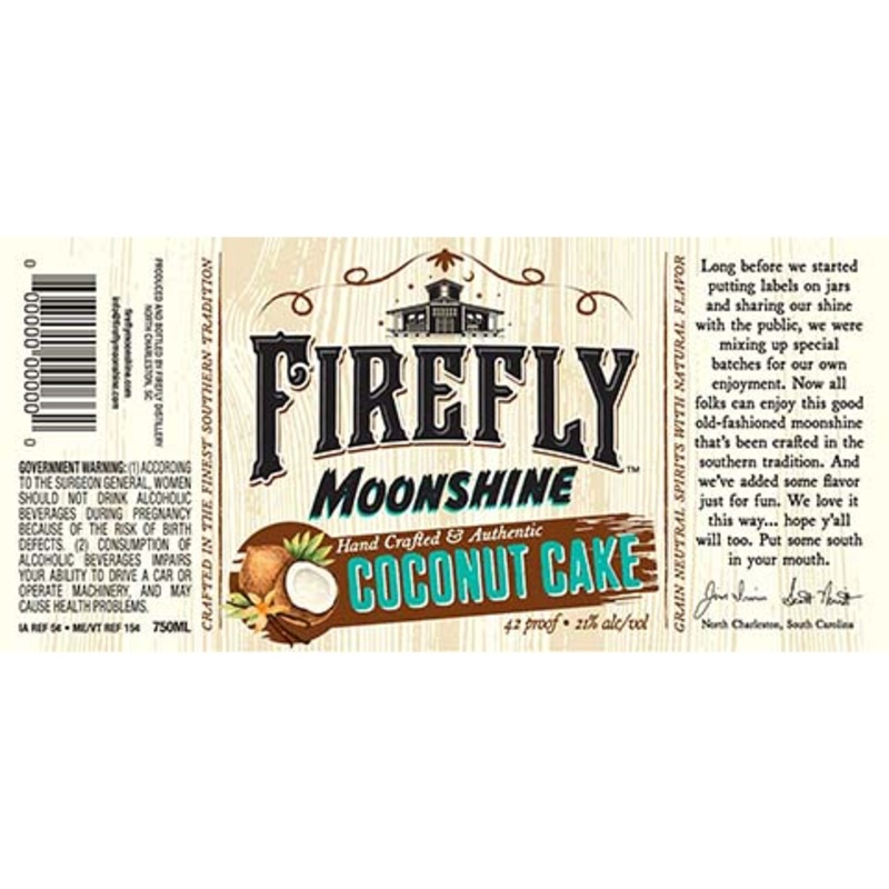 Firefly Moonshine Coconut Cake 750ML BTL