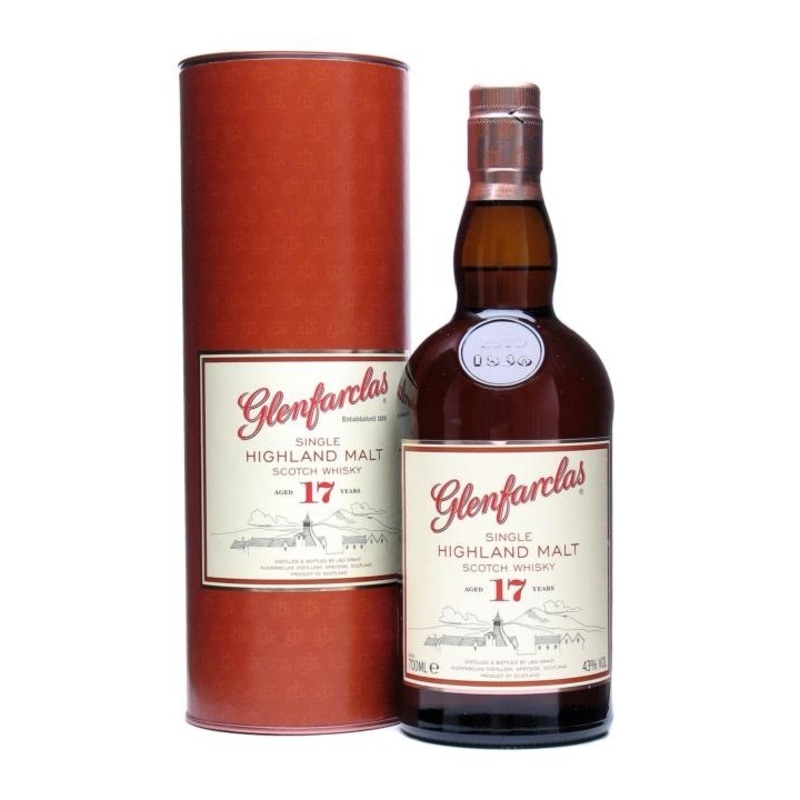 GLENFARCLAS 17 YEAR OLD J & G 750 ML