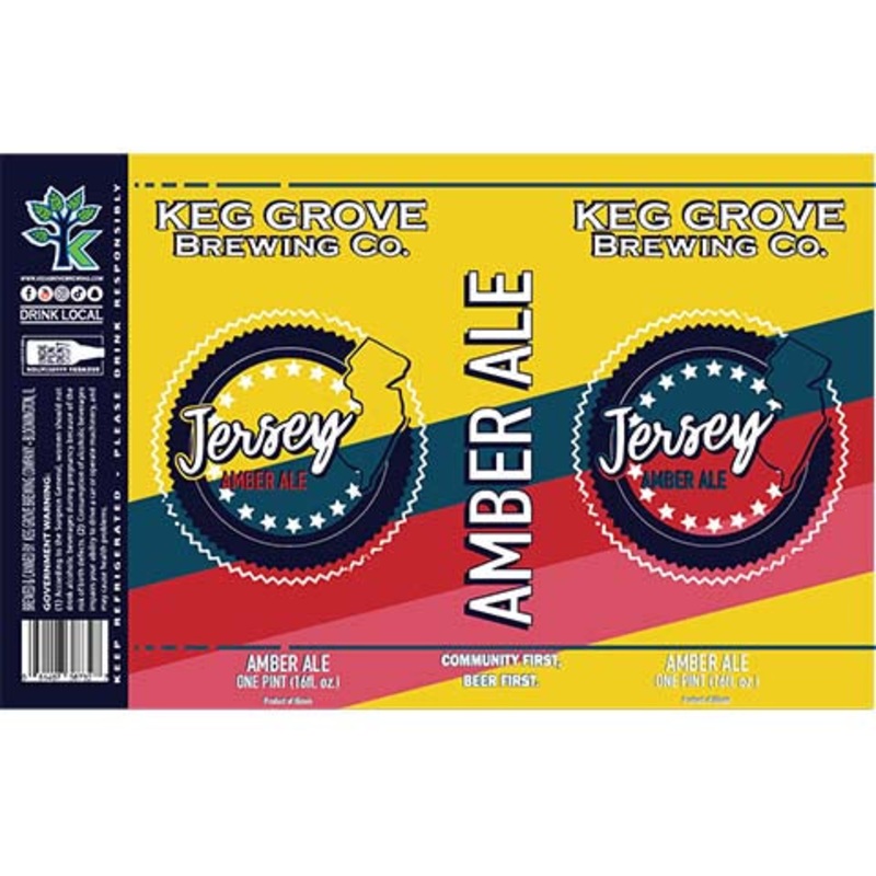 Keg Grove Jersey Amber Ale 16OZ SINGLE CAN
