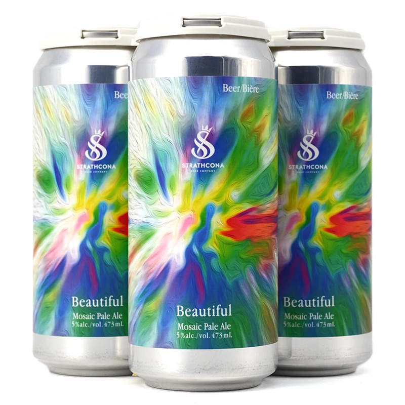 STRATHCONA BEAUTIFUL MOSAIC PALE ALE 473ML 4PK CAN @ Red Deer [1033747] 1892 ml