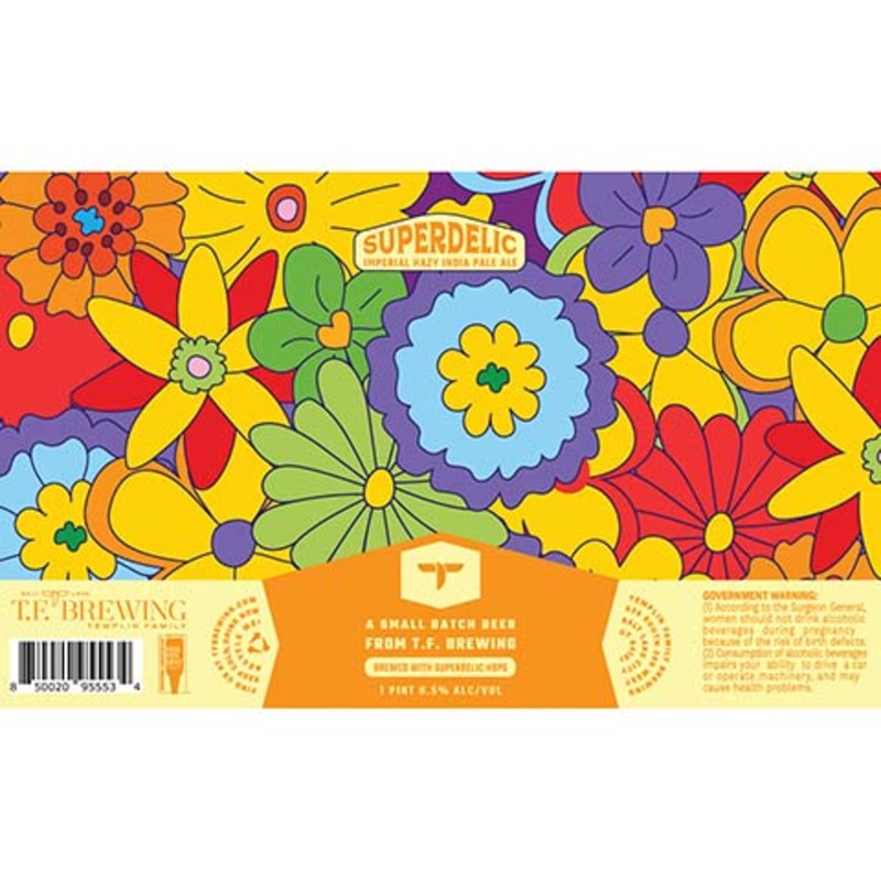Templin Family Superdelic Imperial Hazy IPA 16OZ SINGLE CAN