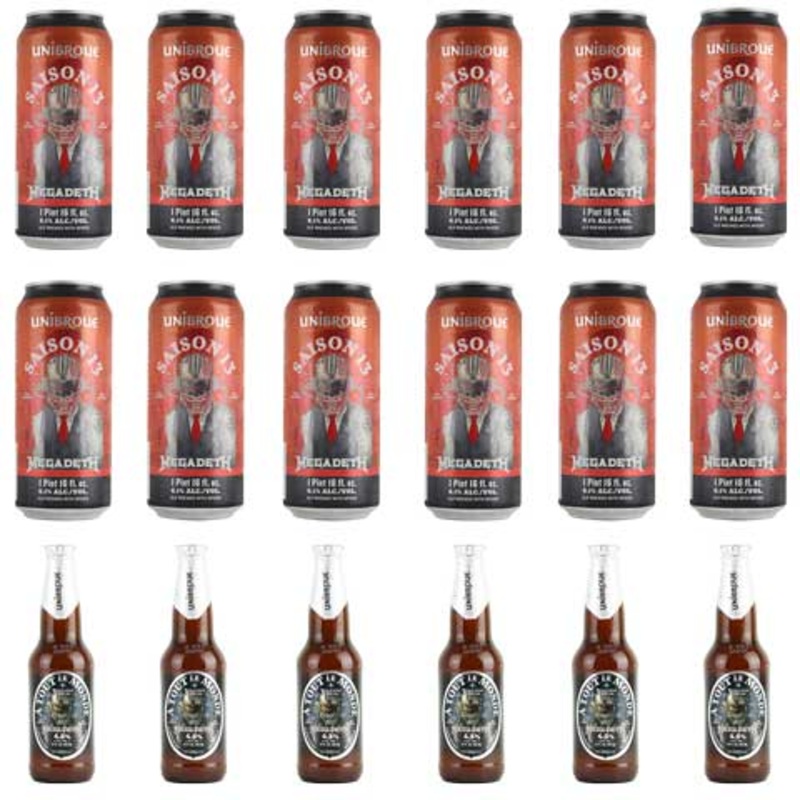 Unibroue Megadeth Beer 18 Pack 18PK