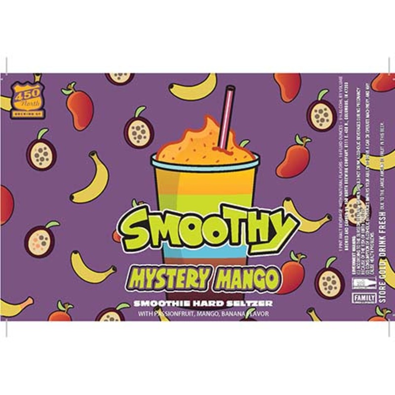 450 North Mango Mystery Smoothie Hard Seltzer 16OZ SINGLE CAN