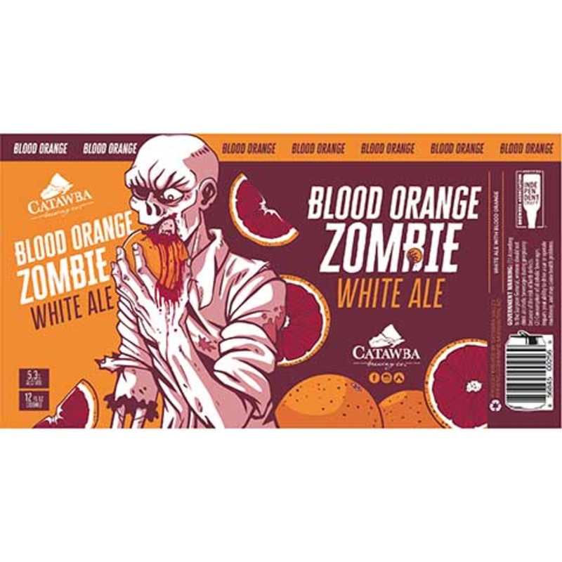 Catawba Blood Orange Zombie White Ale 12OZ SINGLE CAN