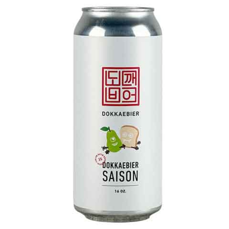 Dokkaebier Experimental Batch #35: Dokkaebier Saison 16OZ SINGLE CAN