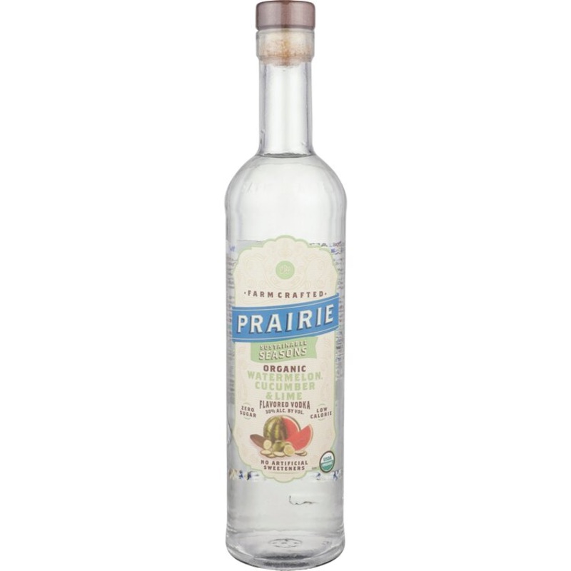 PRAIRIE WATERMELON CUCUMBER & LIME FLAVORED VODKA 60 750ML 750ML