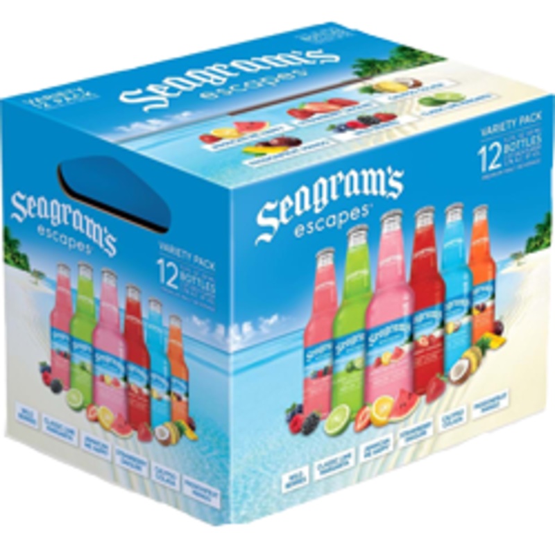 Seagram’s Escapes Variety Pack 24 – 12oz Cans, 12 Pack