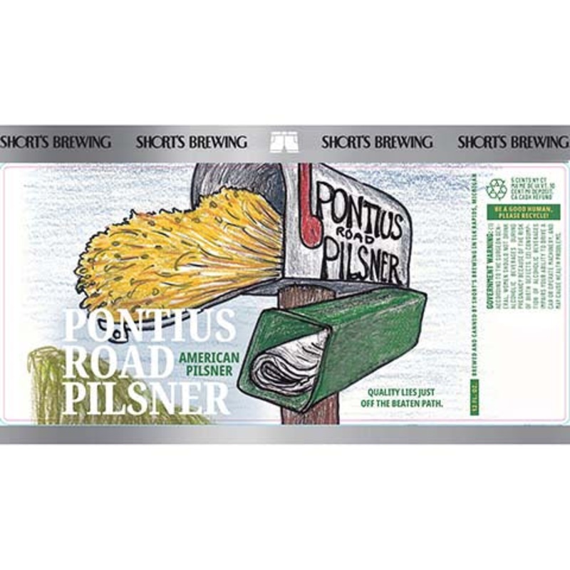 Short’s Pontius Road Pilsner 12OZ SINGLE CAN