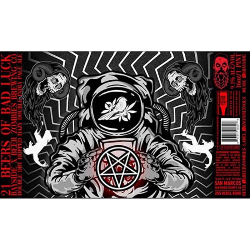 Beer Zombies / 21 Beers of Bad Luck Hazy DIPA 16OZ SINGLE CAN