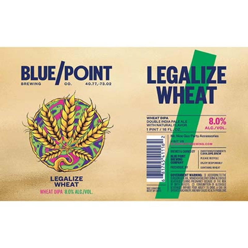 Blue Point Legalize Wheat DIPA 16OZ SINGLE CAN