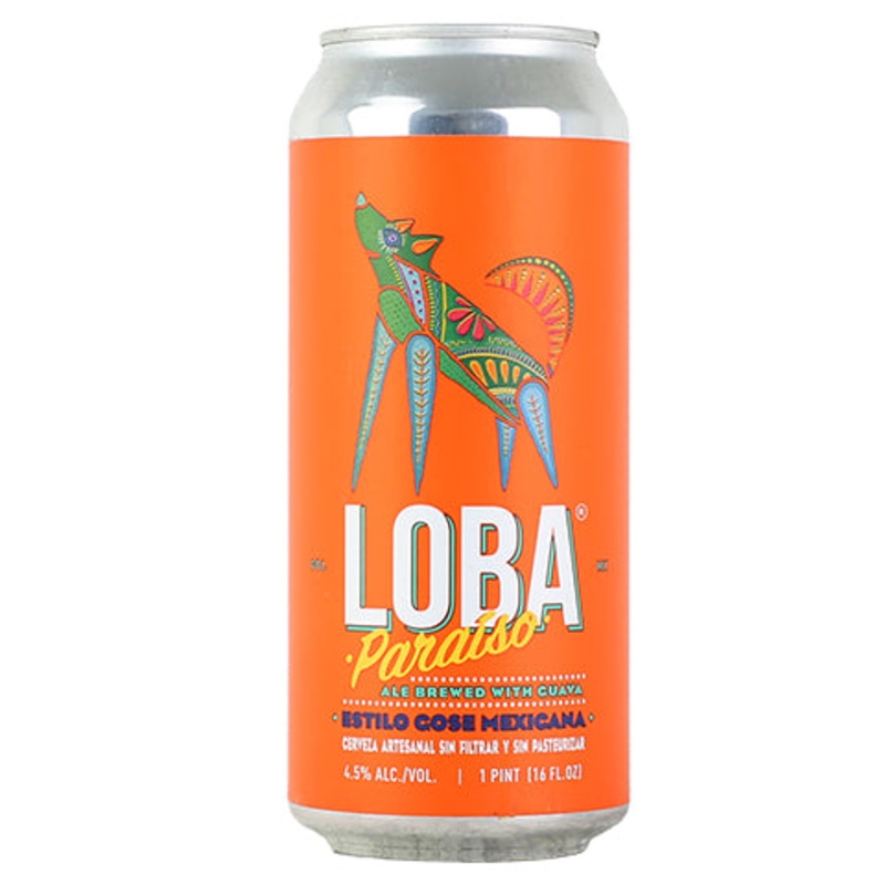 Cerveza Loba Paraiso Sour 16OZ SINGLE CAN