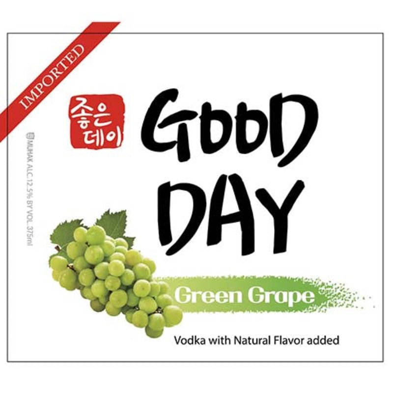Good Day Green Grape Vodka 375ML BTL
