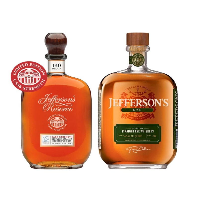 Jefferson’s Cask Strength Bourbon X Jefferson’s Rye Bundle