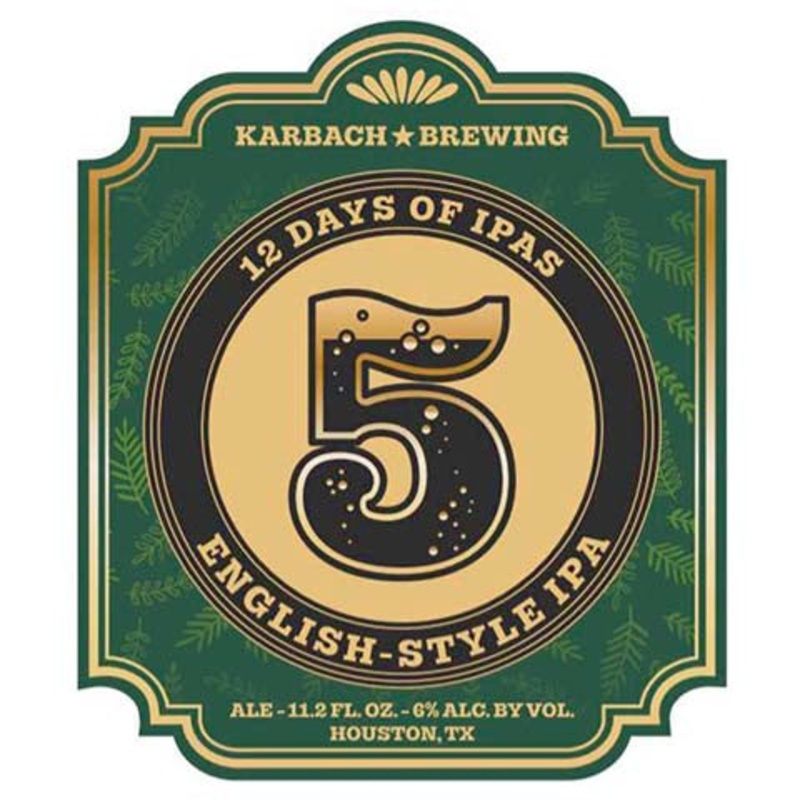 Karbach 5 English-Style IPA 11.2OZ SINGLE BTL
