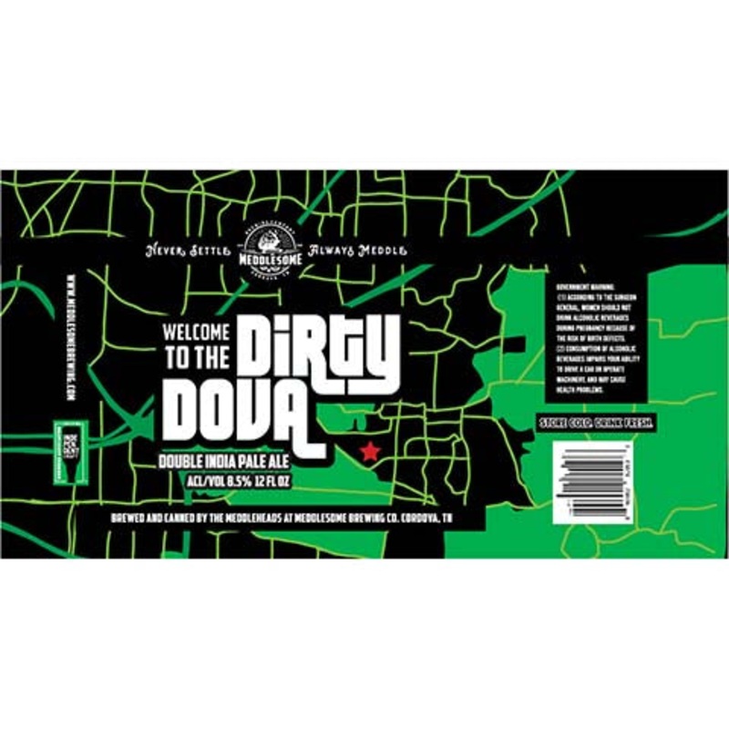 Meddlesome Welcome to the Dirty Dova DIPA 16OZ SINGLE CAN