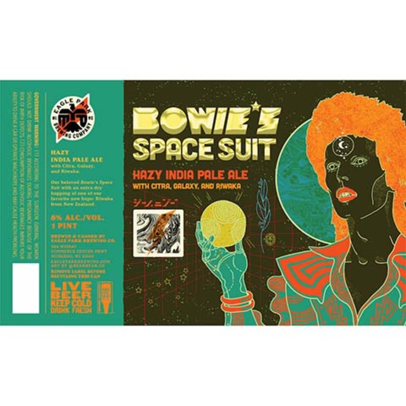 Bowie’s Space Suit Hazy IPA 16OZ SINGLE CAN