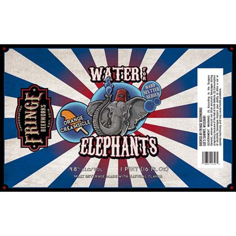 Fringe Water For Elephants (Orange Creamsicle) Hard Seltzer 16OZ SINGLE CAN