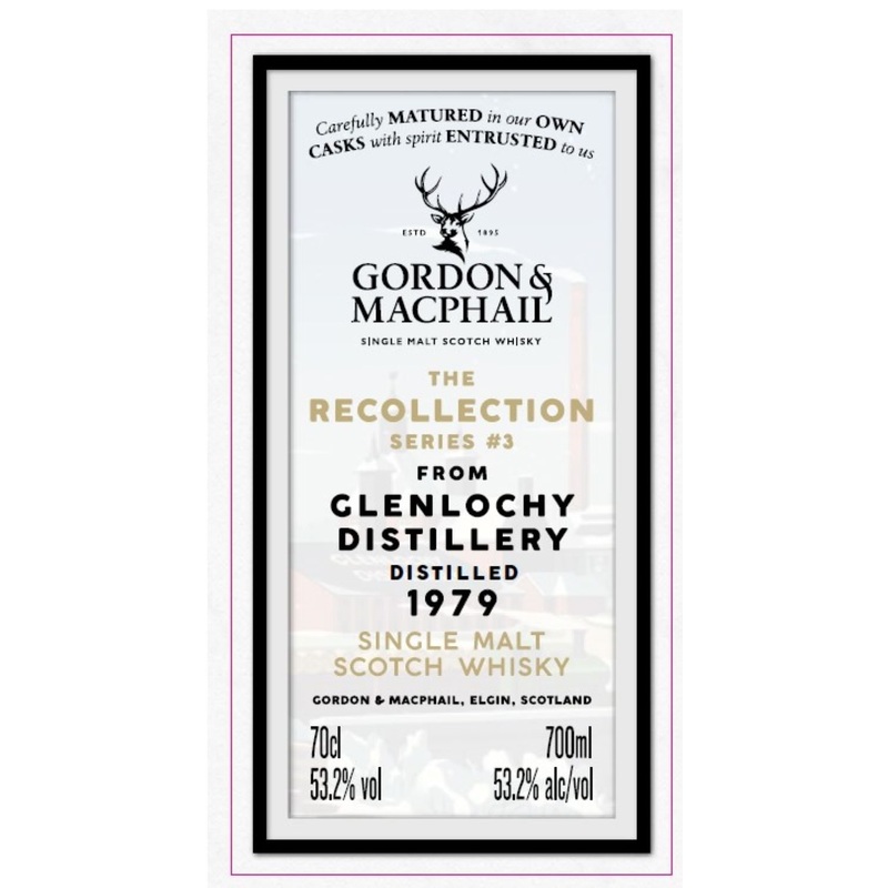 Gordon & MacPhail The Recollection Series #3 Glenlochy 1979 Single Malt Scotch Whisky 700mL
