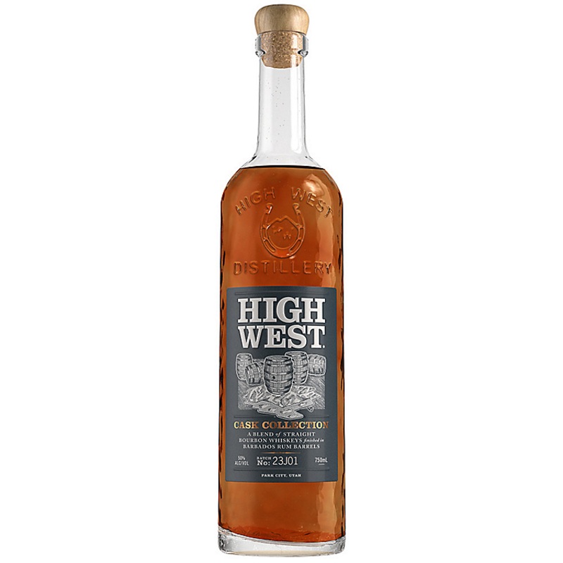 HIGH WEST STRAIGHT BOURBON CASK COLLECTION BARBADOS RUM 100 750ML 750ML
