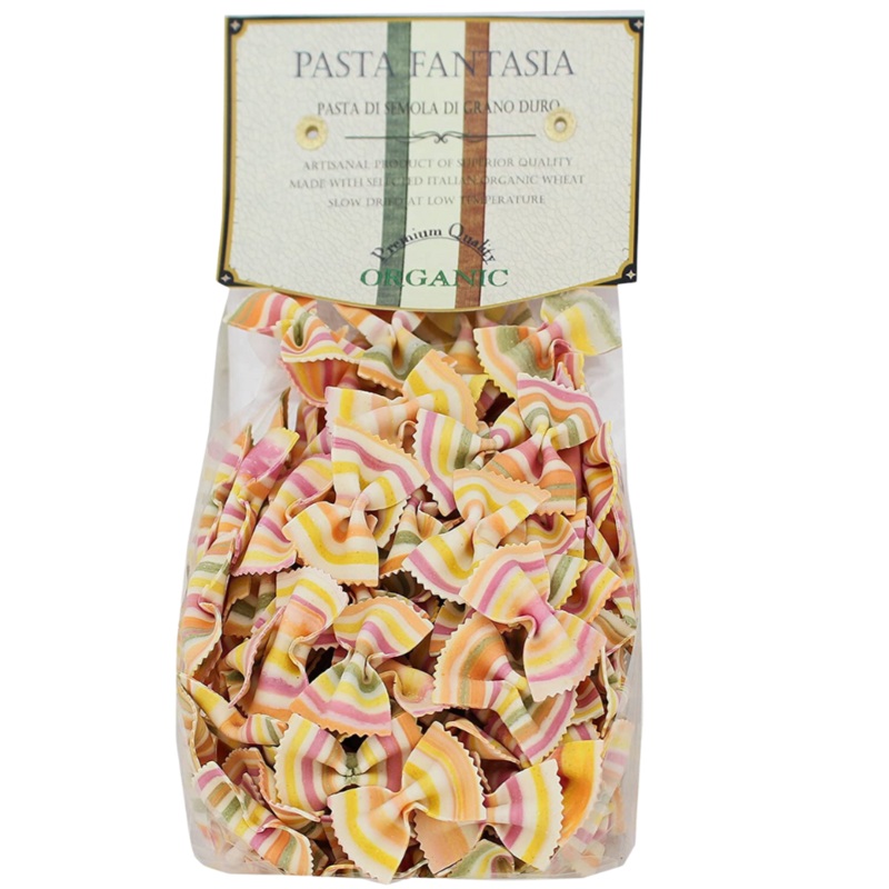 Rainbow Bowtie Pasta