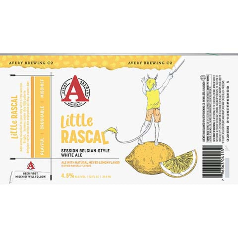 Avery Little Rascal White Ale 12OZ SINGLE CAN