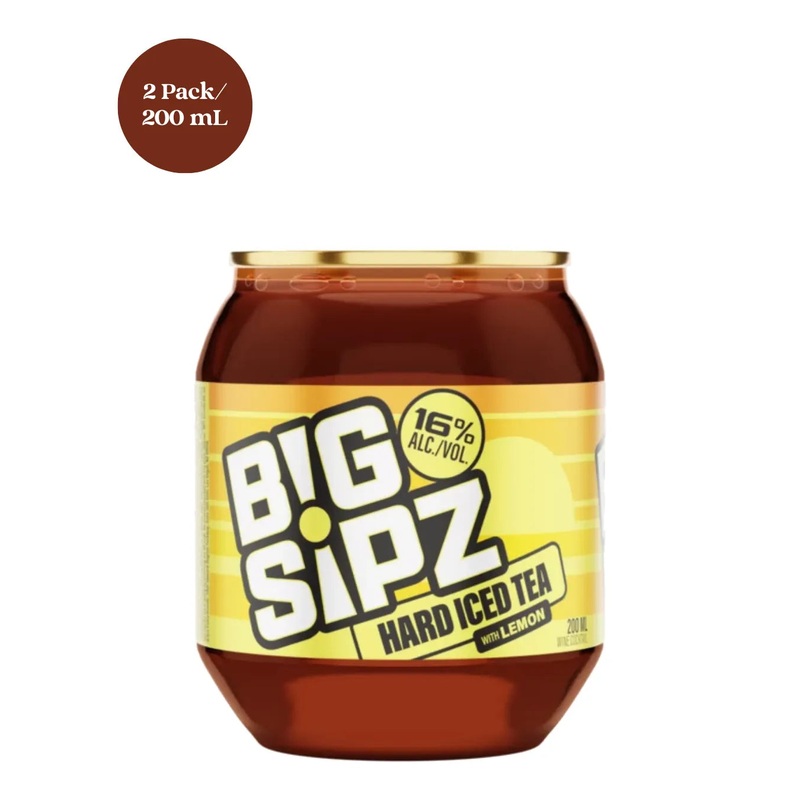Big Sipz Hard Iced Tea 2pk 200mL