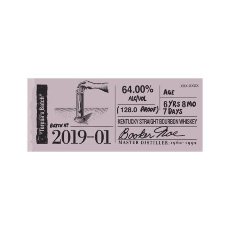 Booker’s Bourbon 2019-01 Teresa’s Batch