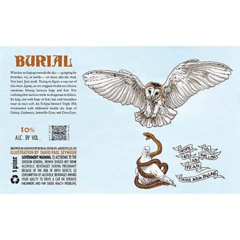 Burial Hope is as Hollow as Fear TIPA 16OZ SINGLE CAN