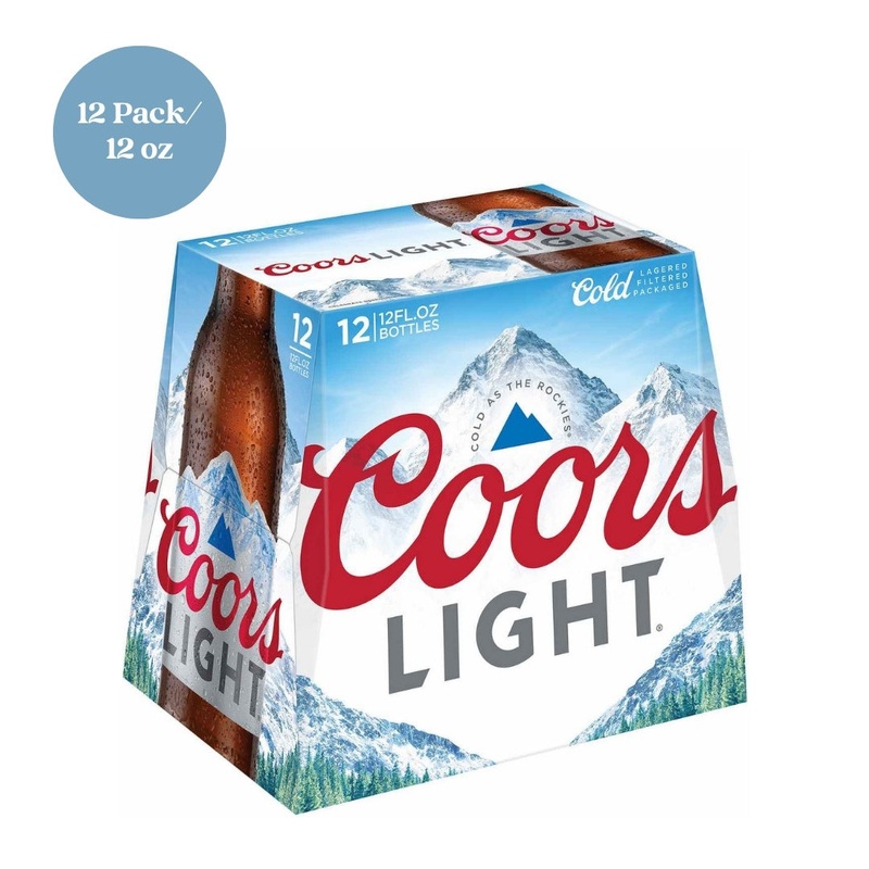 Coors Light Beer 12pk Bottle 12 fl oz