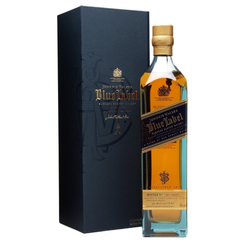 JOHNNIE WALKER BLUE LABEL 750 ML