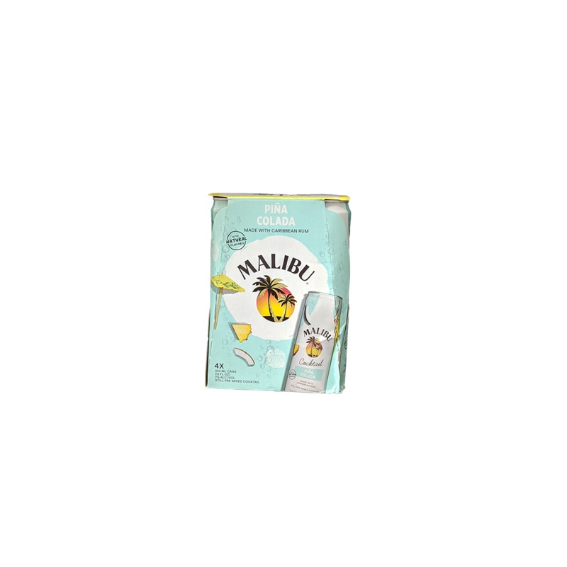Malibu Pina Colada 4 Pack
