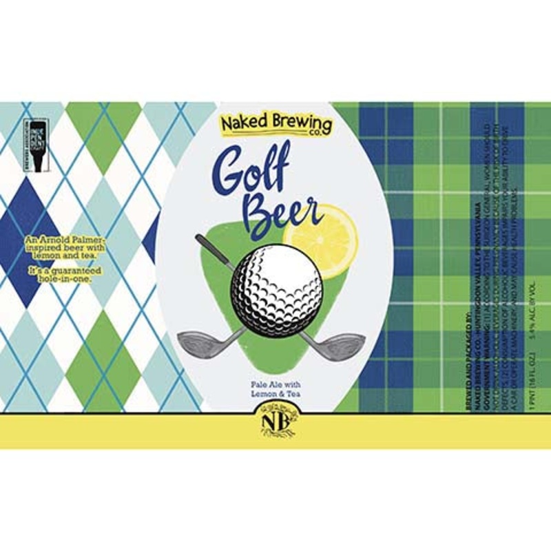 Naked Brewing Golf Beer 16OZ SINGLE CAN