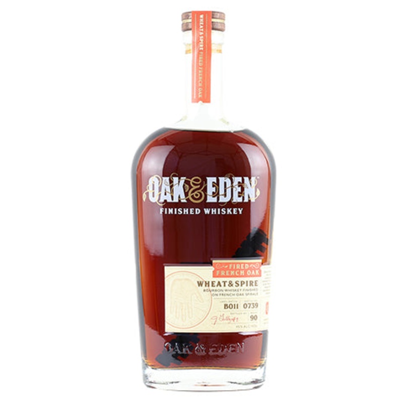 Oak & Eden Fired French Oak Wheat & Spire Whiskey 750ML BTL
