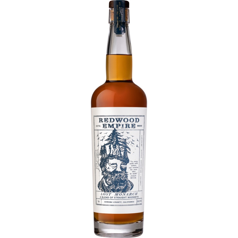 REDWOOD EMPIRE ‘LOST MONARCH’ WHISKEY 750 mL