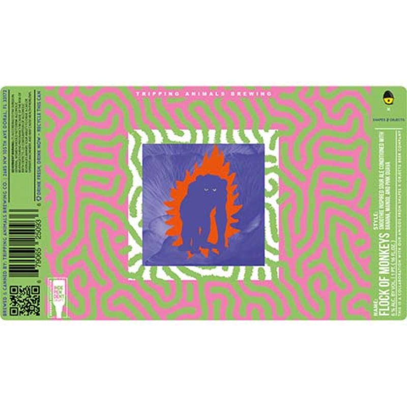 Tripping Animals Flock Of Monkeys Sour 16OZ SINGLE CAN