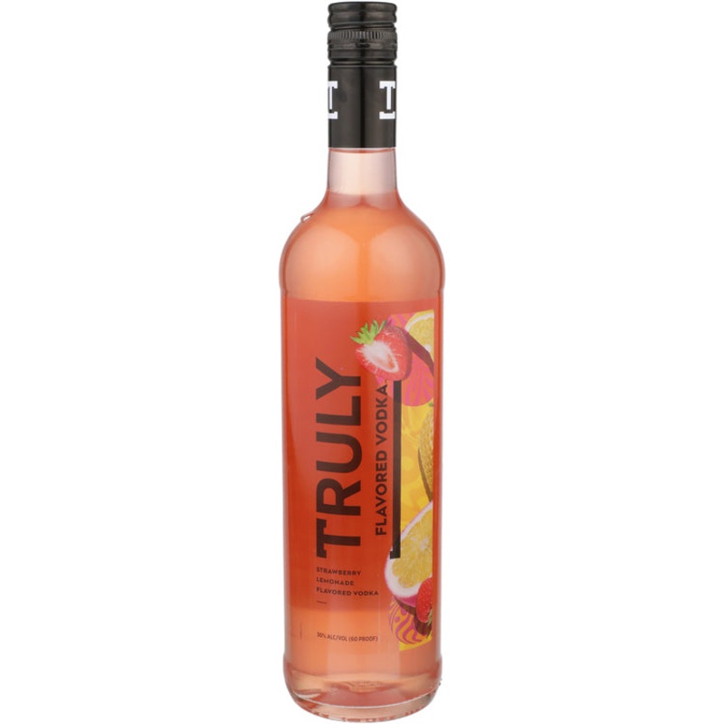 TRULY STRAWBERRY LEMON FLAVORED VODKA 60 750ML 750ML