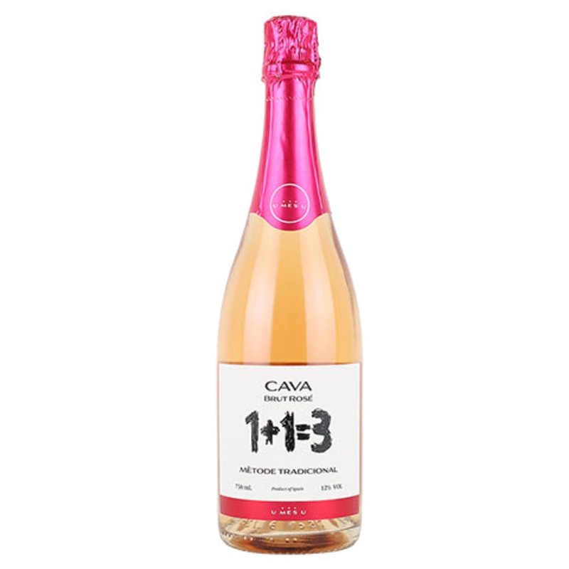 Umesu 1+1=3 Brut Rose Sparkling WIne 750ML BTL