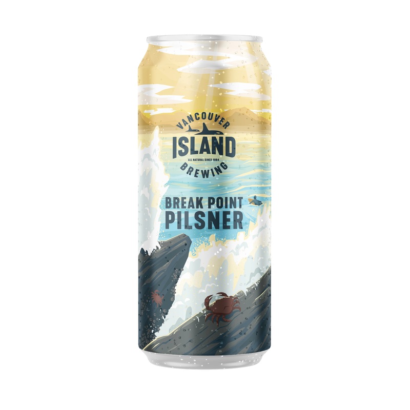 VANCOUVER ISLAND BREAK POINT PILSNER 473ML CAN @ Kelowna [1057164] 473 ml