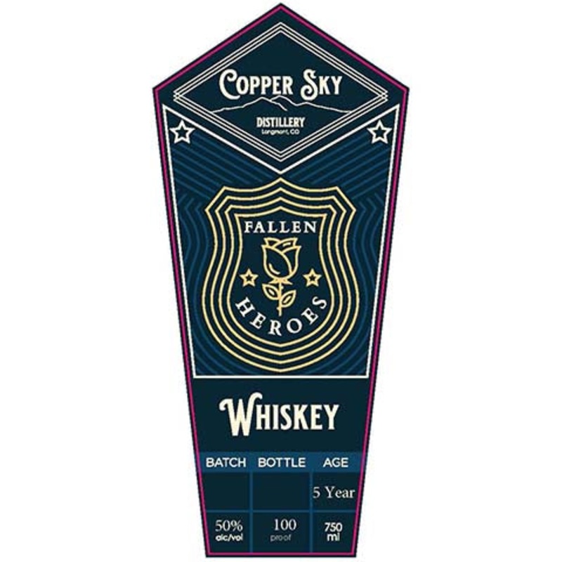 Copper Sky Fallen Heroes Whiskey 750ML BTL