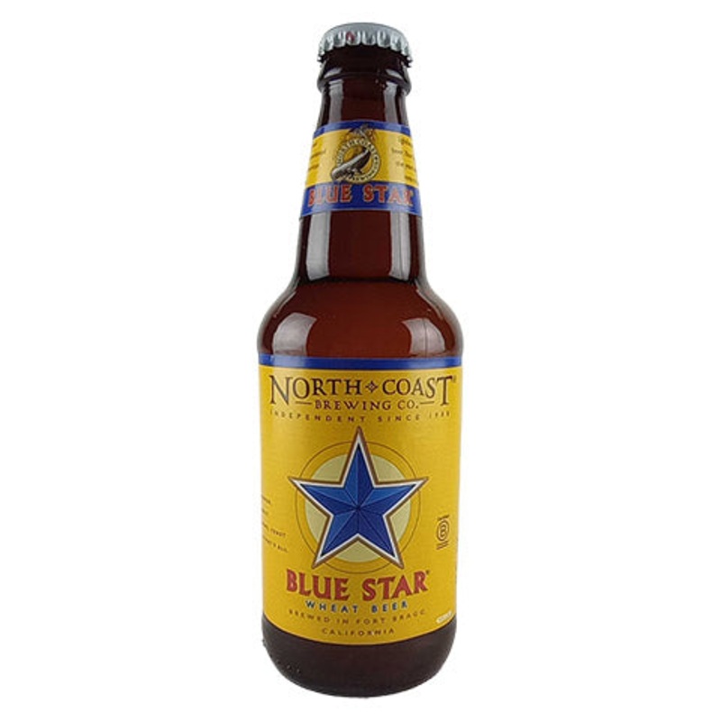 North Coast Blue Star Wheat Beer 12OZ SINGLE BTL