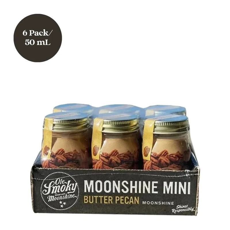 Ole Smoky Moonshine Mini Butter Pecan Liqueur 6pk 50mL Shots