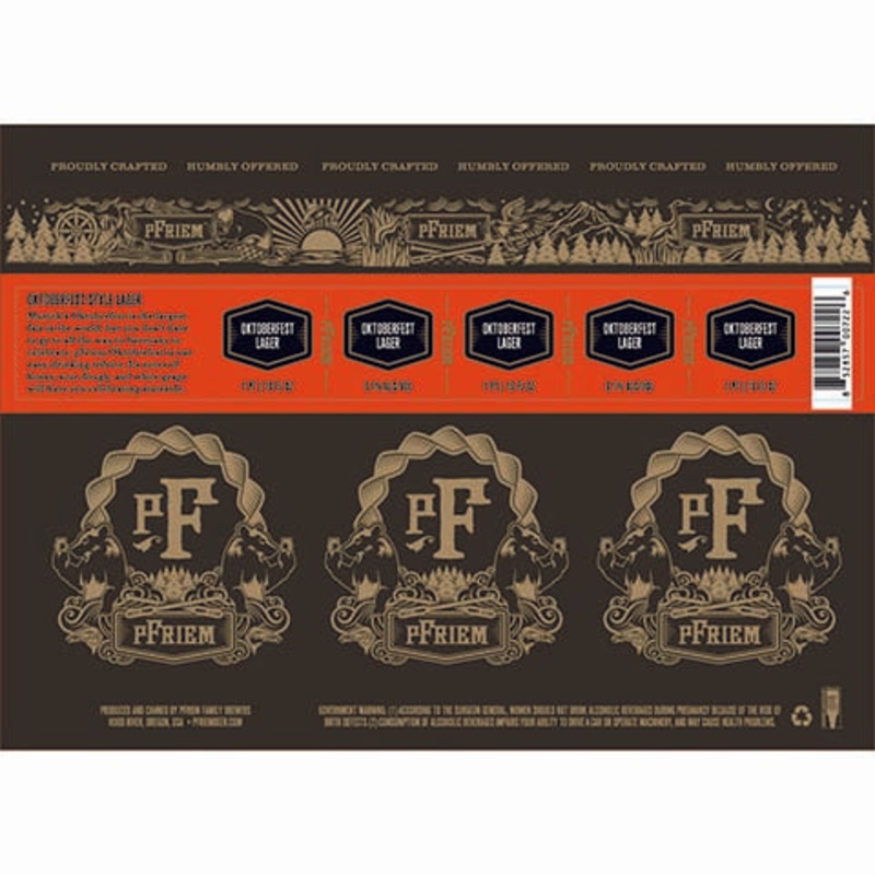 pFriem Oktoberfest Lager 16OZ SINGLE CAN