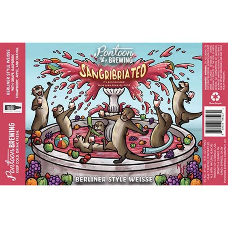 Pontoon Sangribriated Berliner Style Weisse 16OZ SINGLE CAN
